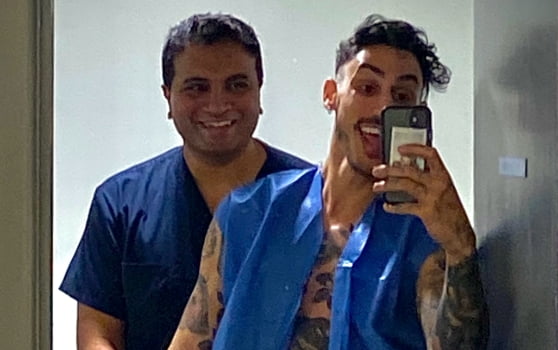 Beard transplant design consultation